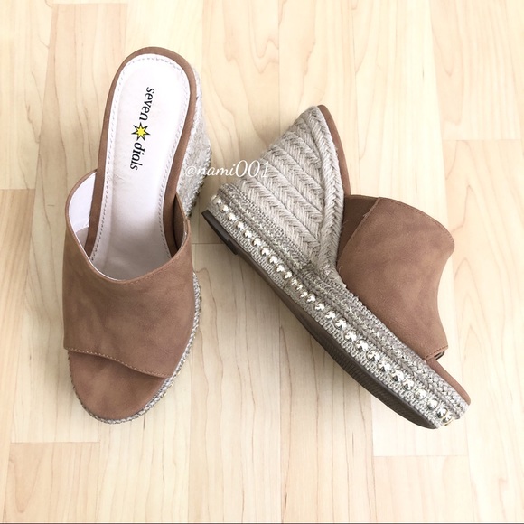 Seven Dials Brown Wedges - Picture 4 of 6